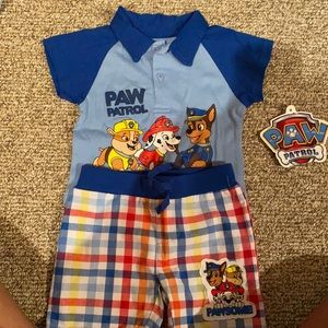 NWT Paw Patrol outfit